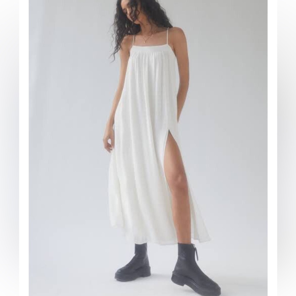 Aritzia Wilfred Chant Thigh Slit Maxi Dress Sz S